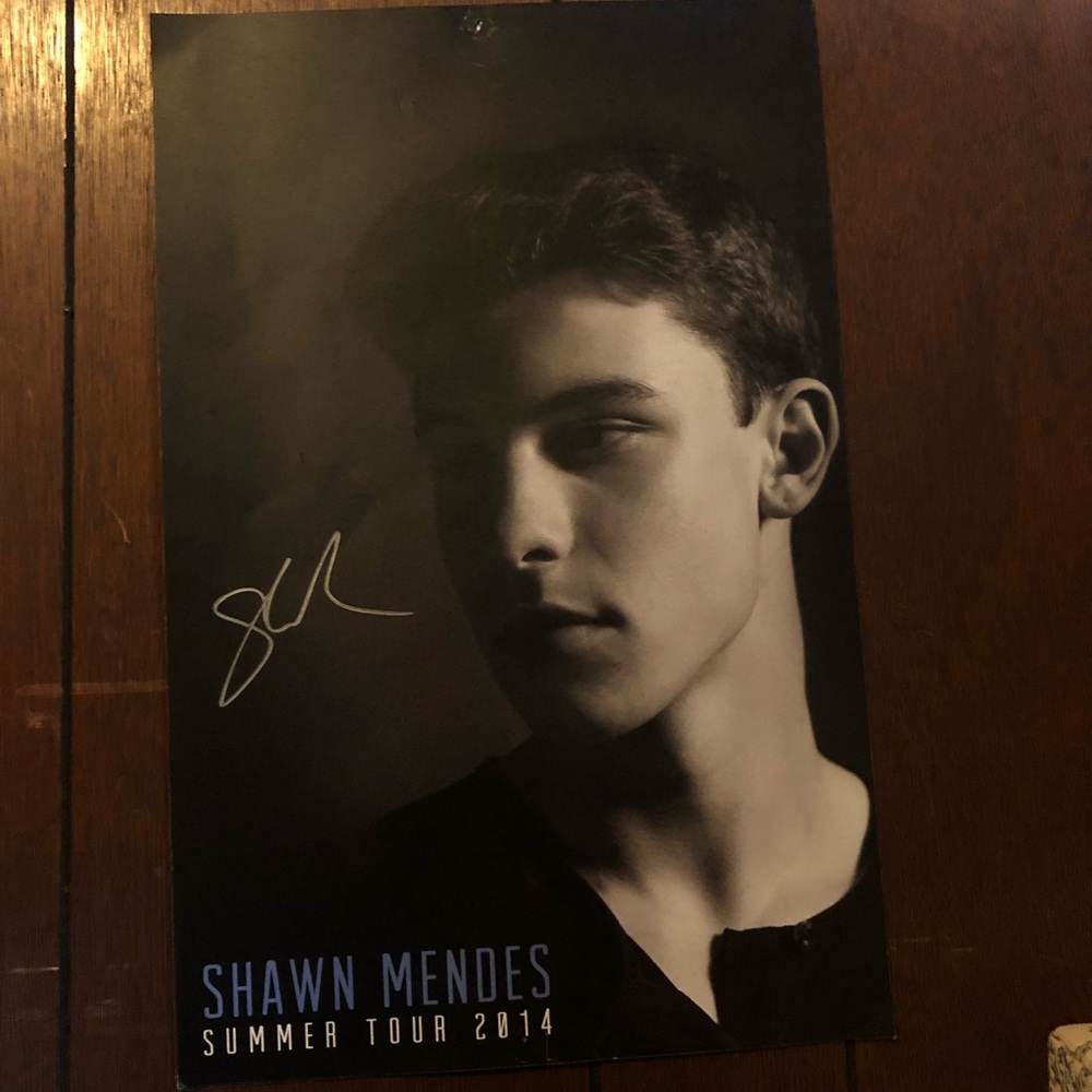 Signed Shawn Mendes Life Of The Party Poster!